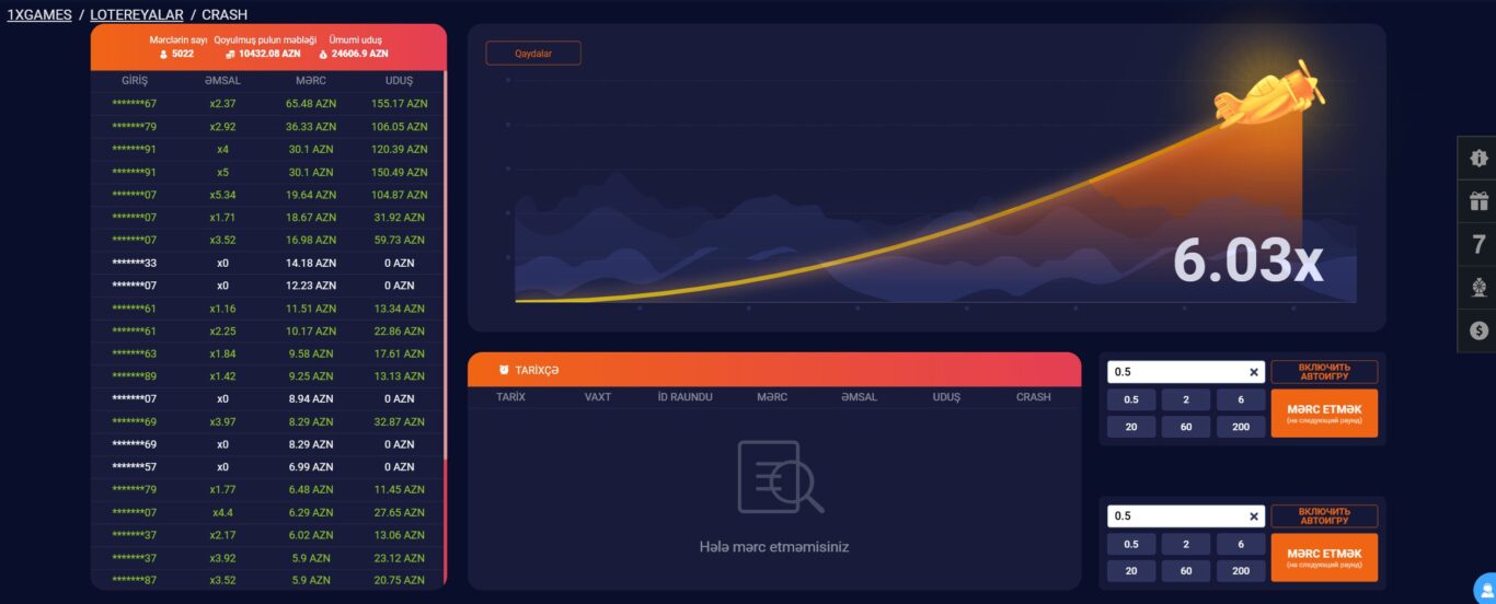 1xBet aviator Azərbaycan