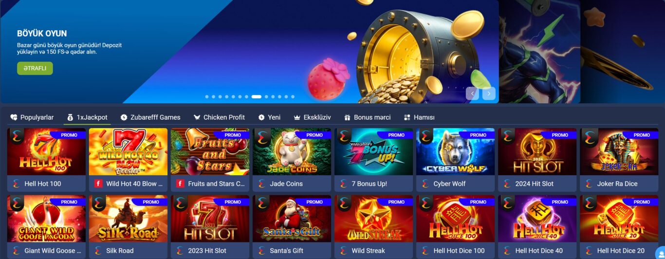 1xBet kazino Azərbaycan